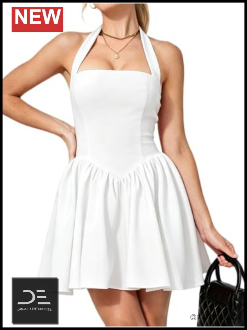 Halter Backless Mini Corset Dress Sleeveless A-Line Party Homecoming